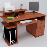 Bureau d'ordinateur pratique