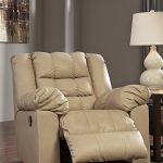 Fauteuil à bascule en éco-cuir avec fauteuil inclinable