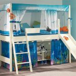 Lit mansarde pour un enfant de 5-7 ans
