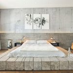 lit design photo en bois