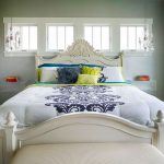 lit en bois massif blanc