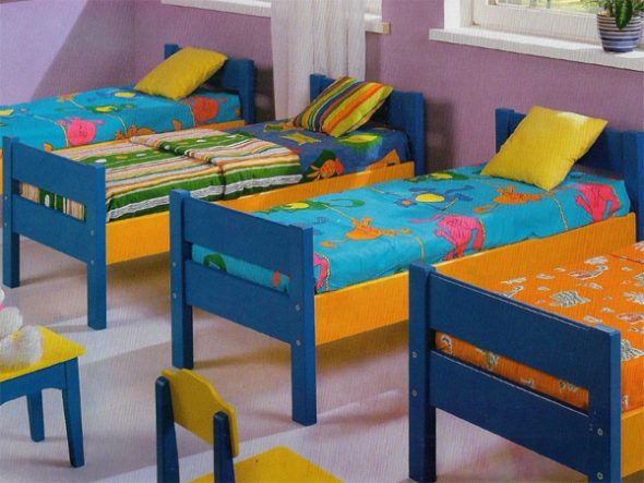 Lits de jardin d'enfants