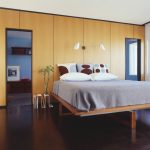 lit en bois massif double
