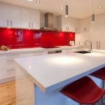 tablier de cuisine design en verre
