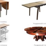 Types de table de cuisine