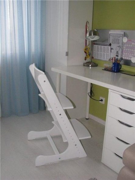 Sedia crescente all'interno