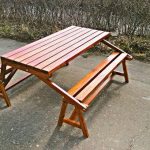 Banc de pique-nique du transformateur