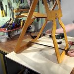 Chaise pliante avec contreplaqué