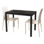 Table en verre T-300-1 noir