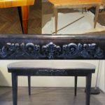 Décor élégant de la vieille table