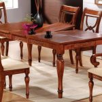Table de cuisine pliante en bois