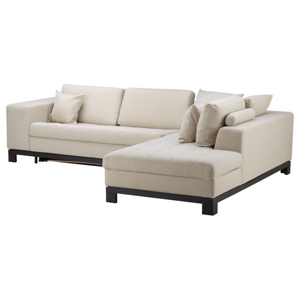 Góc sofa giường c lưu trữ mô-đun