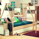 Mobilier élégant pour une petite pépinière