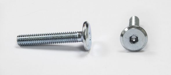 Vis de meuble à tête semi-circulaire