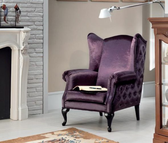 chaise violette