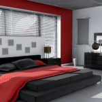 chambre rouge noir