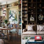bibliothèque dans le salon