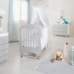 lit bébé blanc
