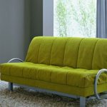 canapé accordéon vert