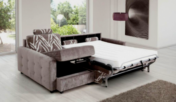 canapé-lit avec matelas