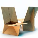 chaises design en contreplaqué