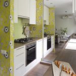 design de cuisine avec miroir