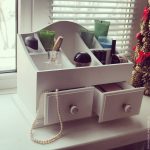 commode pour organisateur de cosmétiques