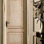 porte blanc vieilli
