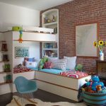 lit superposé dans la chambre