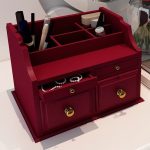 Commode pour cosmétiques bourgogne