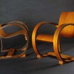 chaises en contreplaqué