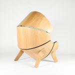 fauteuil design en contreplaqué