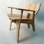photo de chaise en contreplaqué