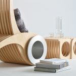 chaise en contreplaqué