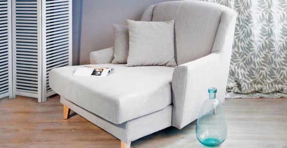fauteuil-lit blanc