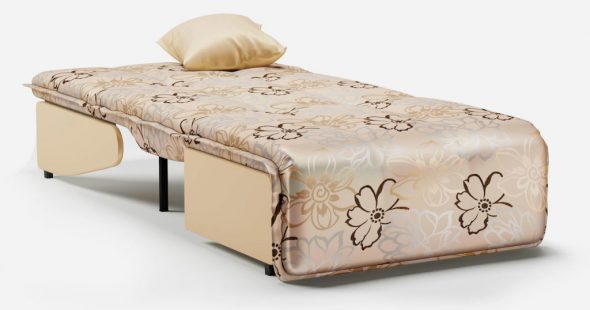 fauteuil-lit avec matelas orthopédique