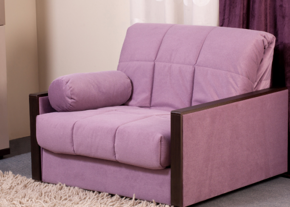 chaise longue mauve