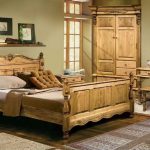 lit en bois massif pays