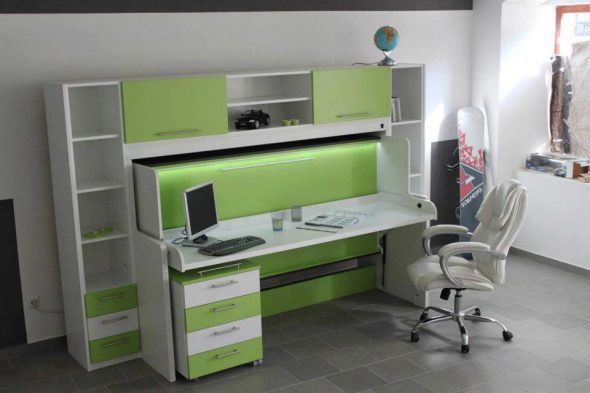 table de lit