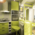 conception de cuisine verte