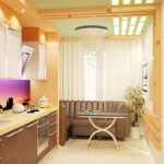 cuisine design avec balcon