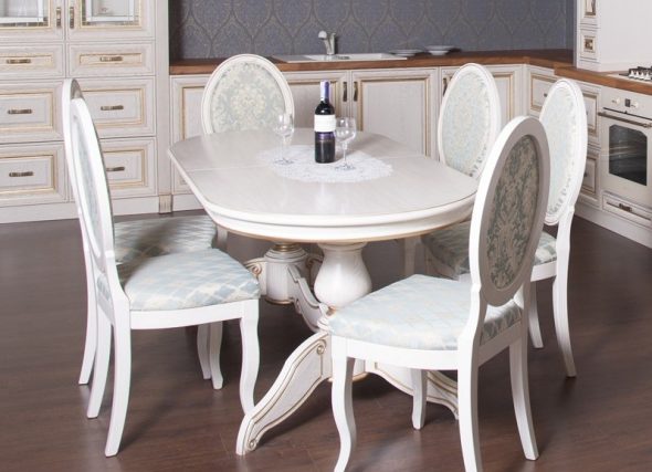 table de cuisine blanc