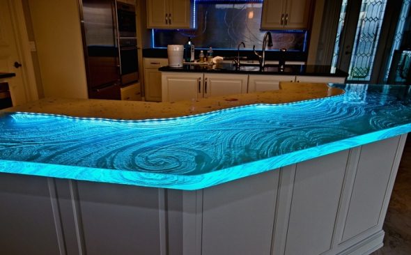 plateau de table inhabituel