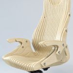 chaise de bureau en contreplaqué