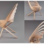 chaise originale en contreplaqué