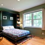 placard de lit dans la chambre verte