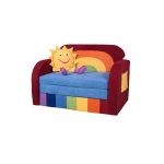 chaise longue colorée