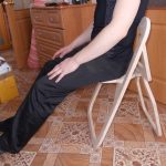 chaise pliante et pliante en contreplaqué