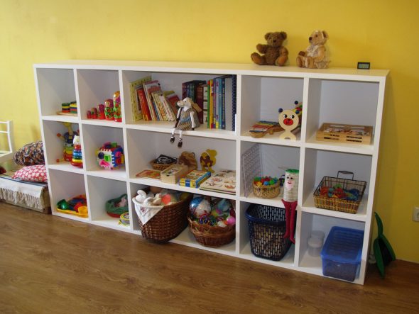 rack pour les jouets