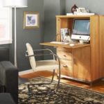 table pour ordinateur portable et imprimante